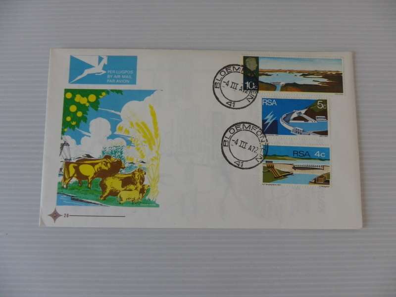 RSA 1.20 (1972) - Opening of Verwoerd Dam Official FDC