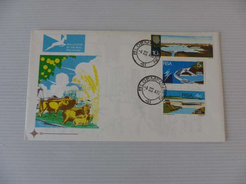 RSA 1.20 (1972) - Opening of Verwoerd Dam Official FDC