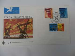 RSA 1.24 (1973) - 50th Anniversary of Escom Official FDC