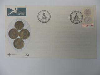 RSA 1.34 (1974) - Numismatic Congress  Official FDC
