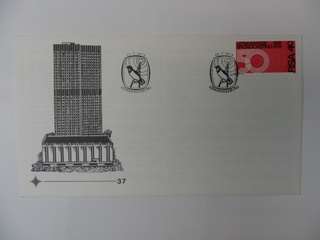 RSA 1.37 (1974) - 50th Anniversary of Broadcasting Official FDC