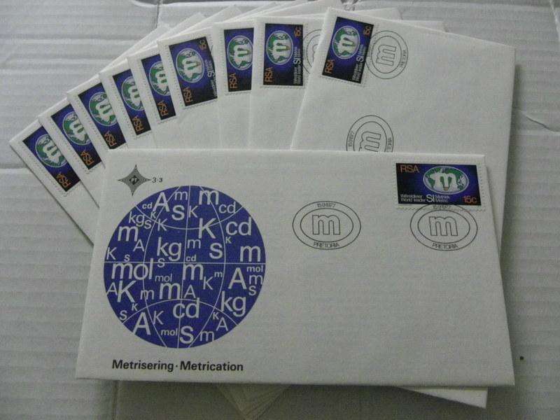 Excess Stock - RSA 3.03 FDC`s - Set of 10 FDC's (Bid per FDC to take all 10)