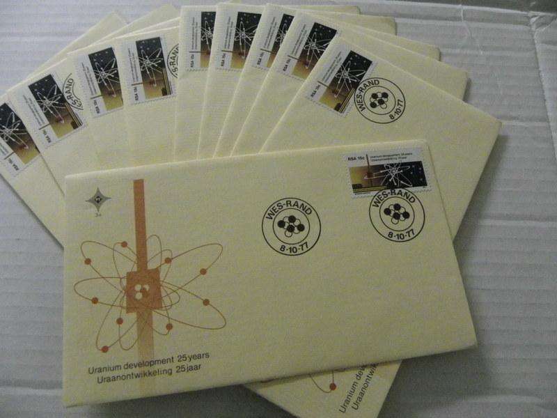Excess Stock - RSA 3.04 FDC`s - Set of 10 FDC's (Bid per FDC to take all 10)