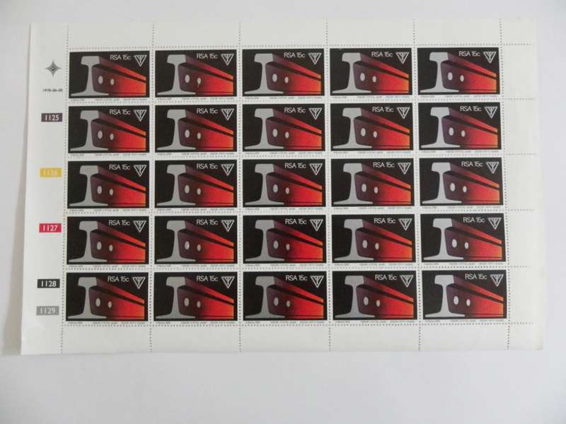 RSA 3.08 (1978) - Iscor 50 Years Full Sheet in Mint