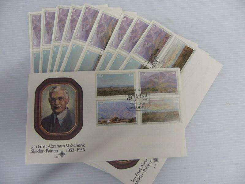 Excess Stock - RSA 3.10 FDC`s - Set of 10 FDC's (Bid per FDC to take all 10)