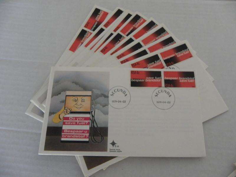 Excess Stock - RSA 3.13s FDC`s - Set of 10 FDC's (Bid per FDC to take all 10)