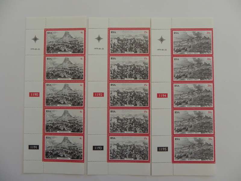 RSA 3.14 (1979) - Centenary of the Zulu War Mint Control Block Set