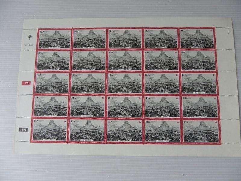 RSA 3.14 (1979) - Centenary of the Zulu 4c Mint Full Sheet