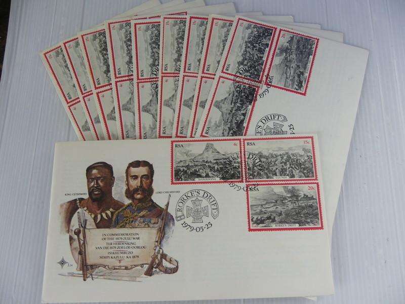 Excess Stock - RSA 3.14 FDC`s - Set of 10 FDC's (Bid per FDC to take all 10)