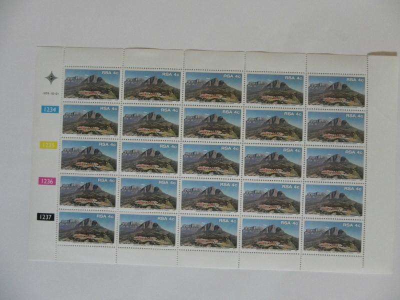 RSA 3.17 (1979) - 150th Anniversary of Cape Town Full Sheet in Mint