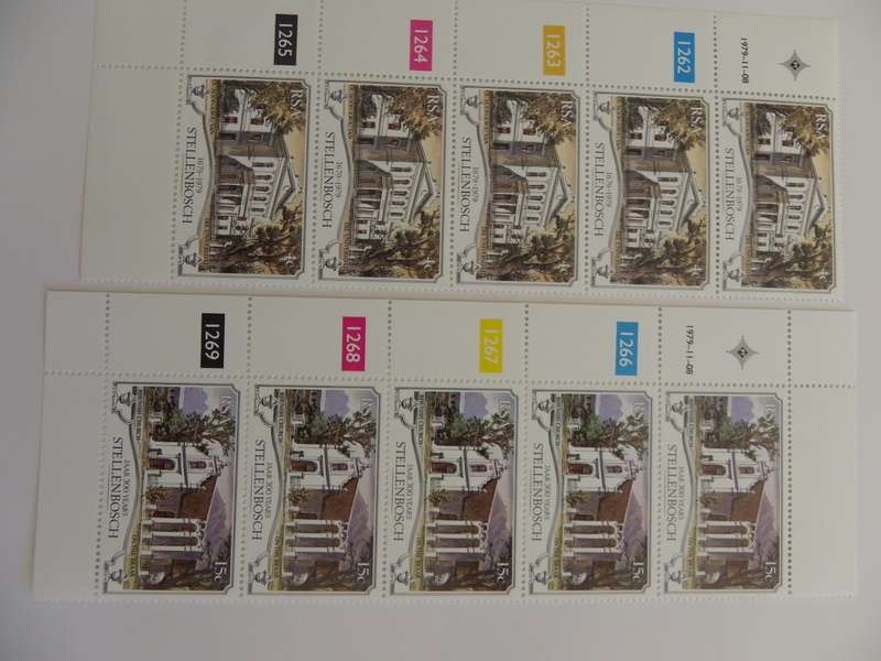 RSA 3.19 (1979) - Tercentenary of Stellenbosch Mint Control Block Set