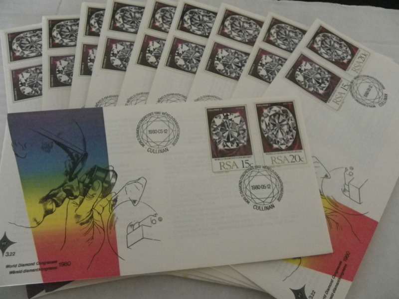 Excess Stock - RSA 3.22 FDC`s - Set of 10 FDC's (Bid per FDC to take all 10)