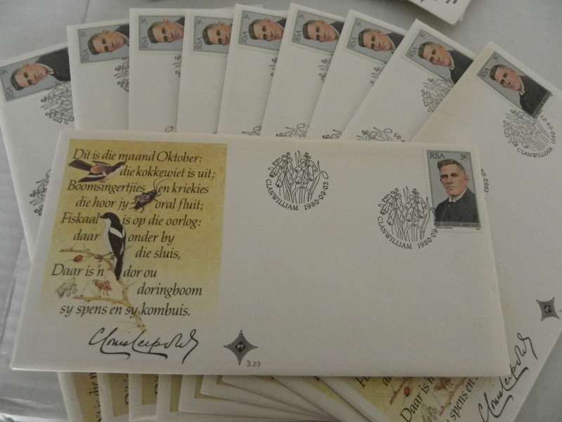 Excess Stock - RSA 3.23 FDC`s - Set of 10 FDC's (Bid per FDC to take all 10)