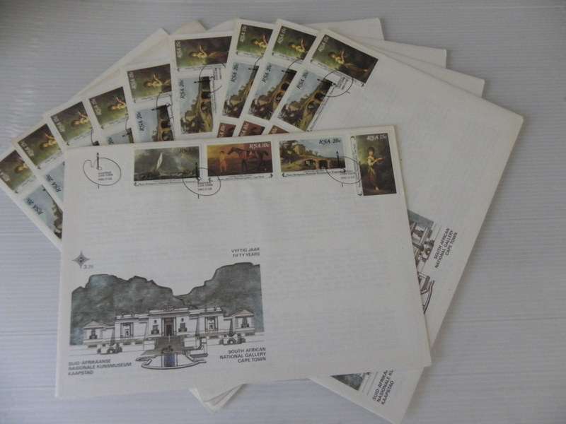 Excess Stock - RSA 3.25 FDC`s - Set of 10 FDC's (Bid per FDC to take all 10)