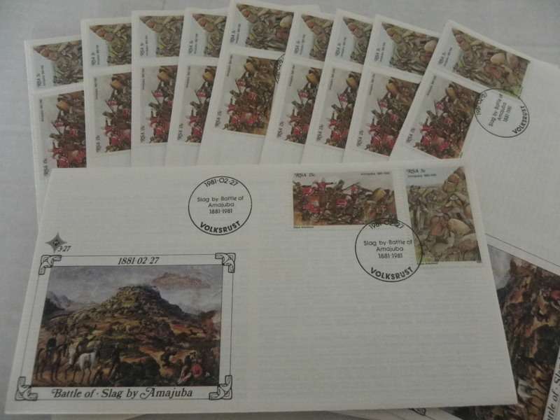 Excess Stock - RSA 3.27 FDC`s - Set of 10 FDC's (Bid per FDC to take all 10)