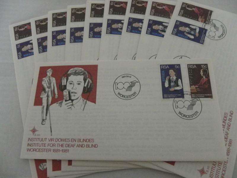 Excess Stock - RSA 3.30 FDC`s - Set of 10 FDC's (Bid per FDC to take all 10)