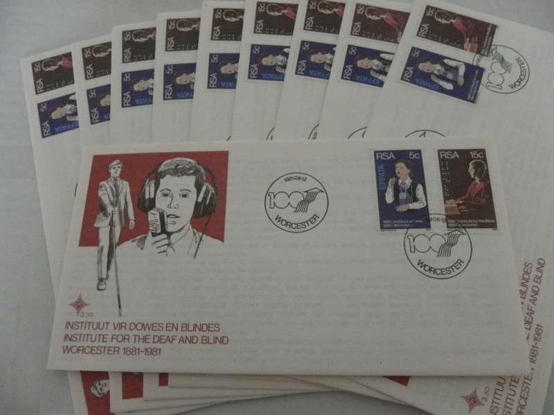 Excess Stock - RSA 3.30 FDC`s - Set of 10 FDC's (Bid per FDC to take all 10)