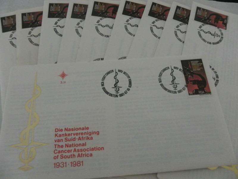 Excess Stock - RSA 3.31 FDC`s - Set of 10 FDC's (Bid per FDC to take all 10)