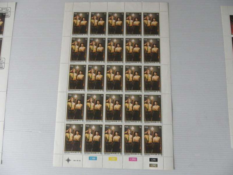 RSA 3.33 (1981) - 50th Anniversary of Voortrekkers Full Sheet in Mint