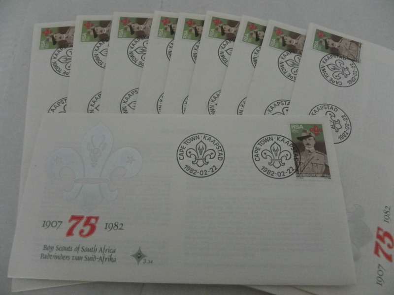 Excess Stock - RSA 3.34 FDC`s - Set of 10 FDC's (Bid per FDC to take all 10)