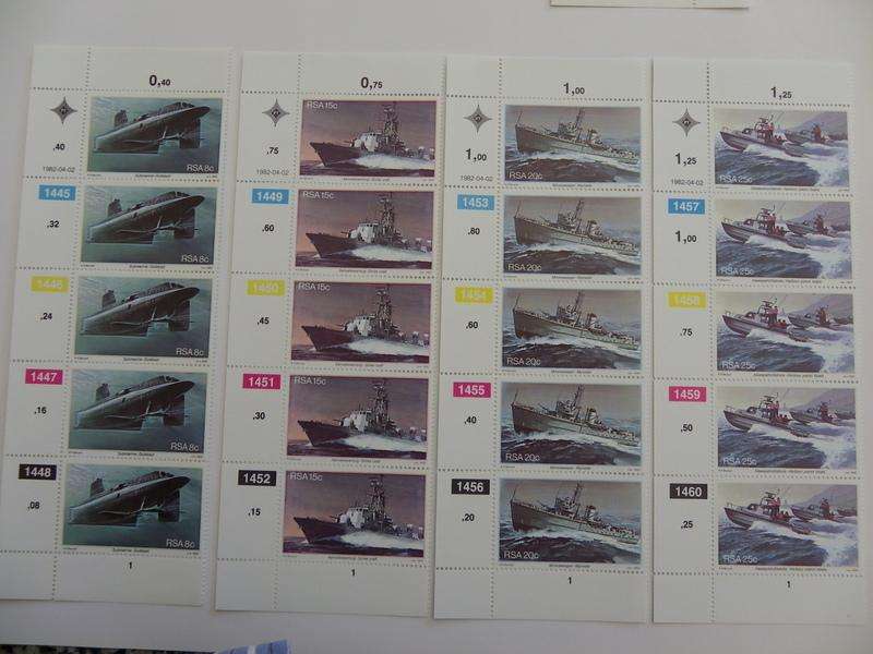 RSA 3.36 (1982) - Simonstown Naval Base Mint Control Block Set