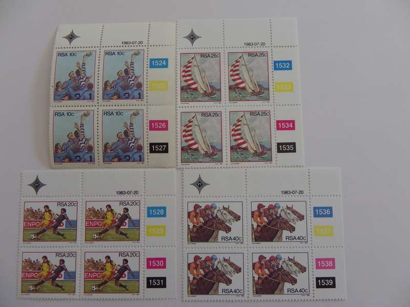 RSA 4.05 (1983) - Sport Activities Mint Control Block Set