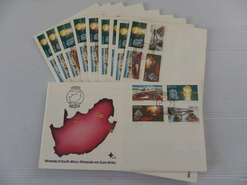 Excess Stock - RSA 4.08 FDC`s - Set of 10 FDC's (Bid per FDC to take all 10)