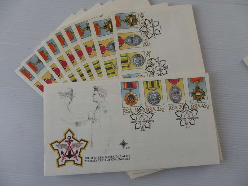 Excess Stock - RSA 4.10 FDC`s - Set of 10 FDC's (Bid per FDC to take all 10)