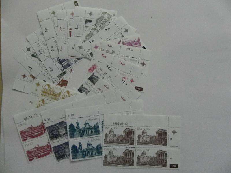 RSA 4th Series - Complete Set of Mint Control Blocks
