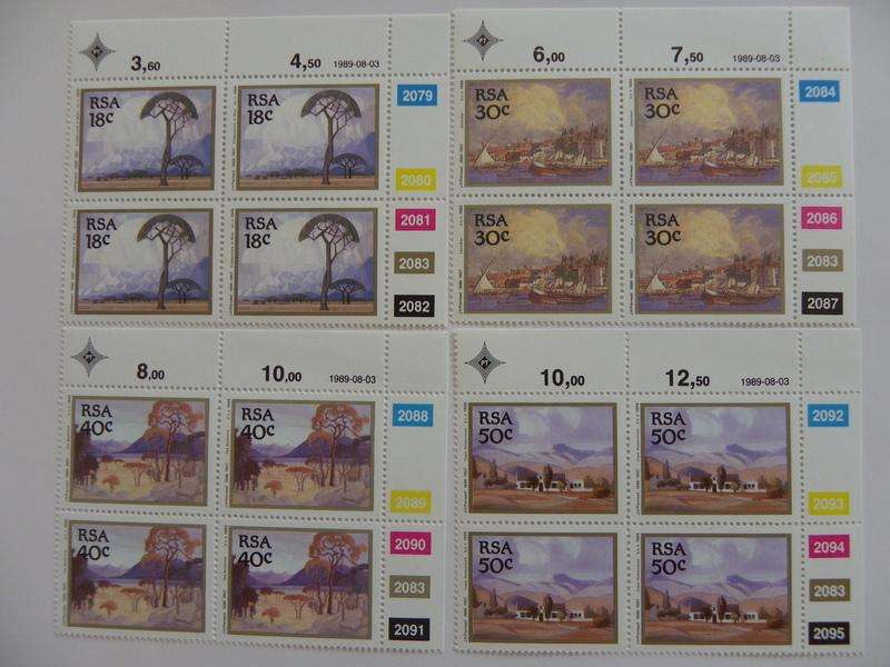 RSA 5.06 (1989) - Paintings by Pierneef Mint Control Block Set