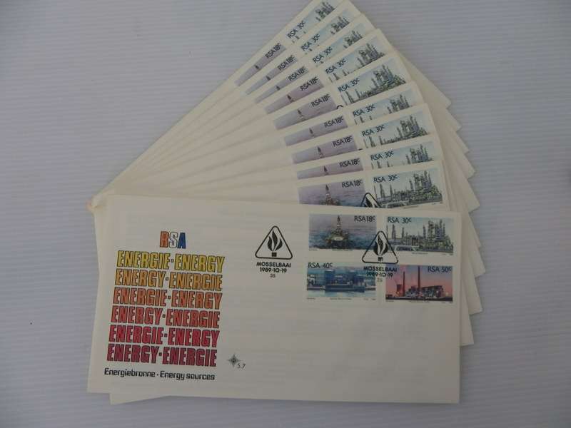 Excess Stock - RSA 5.07 FDC`s - Set of 10 FDC's (Bid per FDC to take all 10)