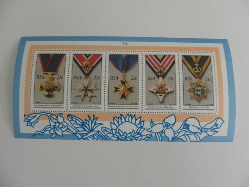 RSA 5.12 (1980) - National Orders Mint Miniature Sheet