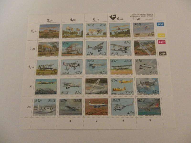 RSA 5.23 (1993) - Aviation in SA Mint Sheet