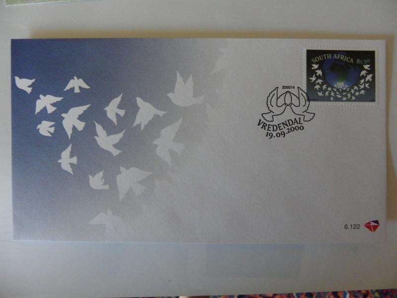 RSA 6.122 (2000) - International Year of Peace Official FDC