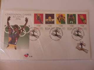 RSA 6.38 (1996) - Atlanta Olympic Games Official FDC