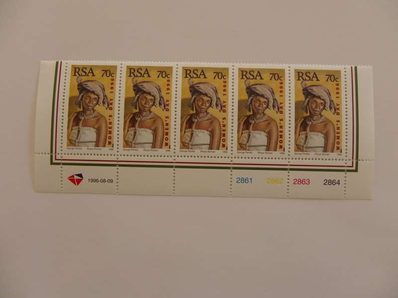 RSA 6.42 (1996) - National Women's Day CTO Cancelled Control Strip