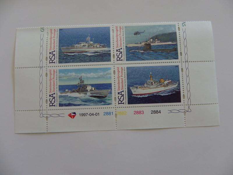 RSA 6.55 (1997) - 75th Anniversary of SA Navy Mint Control Block