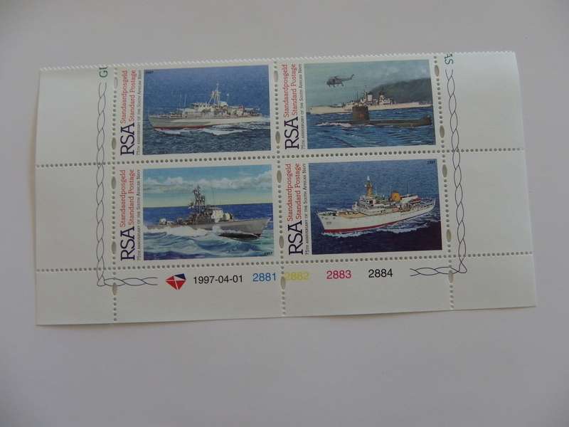 RSA 6.55 (1997) - 75th Anniversary of SA Navy Mint Control Block