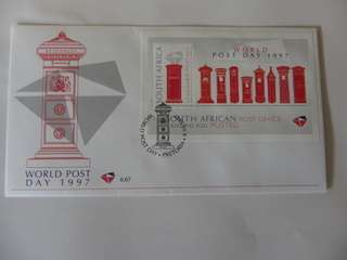 RSA 6.67 (1997) - World Post Day Official FDC