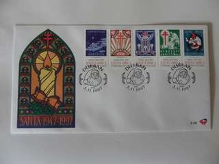 RSA 6.68 (1997) - SANTA Anniversary of Christmas Stamps Official FDC