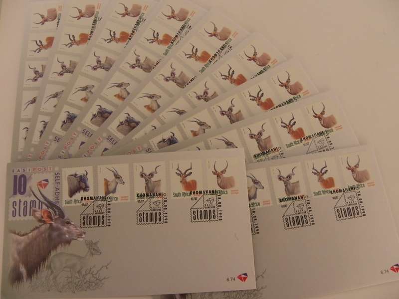 Excess Stock - RSA 6.74 FDC`s -  Set of 10 FDC's (Bid per FDC to take all 10)