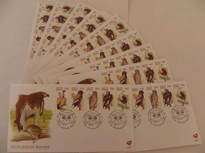 Excess Stock - RSA 6.80 FDC`s -  Set of 10 FDC's (Bid per FDC to take all 10)