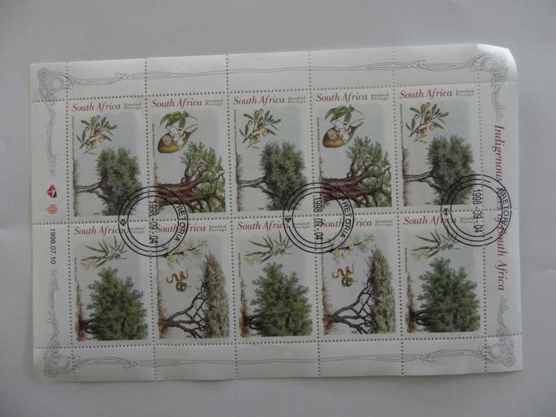 RSA 6.82 (1998) - Indigenous Trees CTO Cancelled Full Sheet