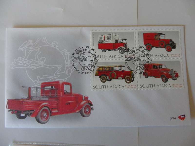 RSA 6.94 (1999) - 125th Anniversary of UPU Official FDC