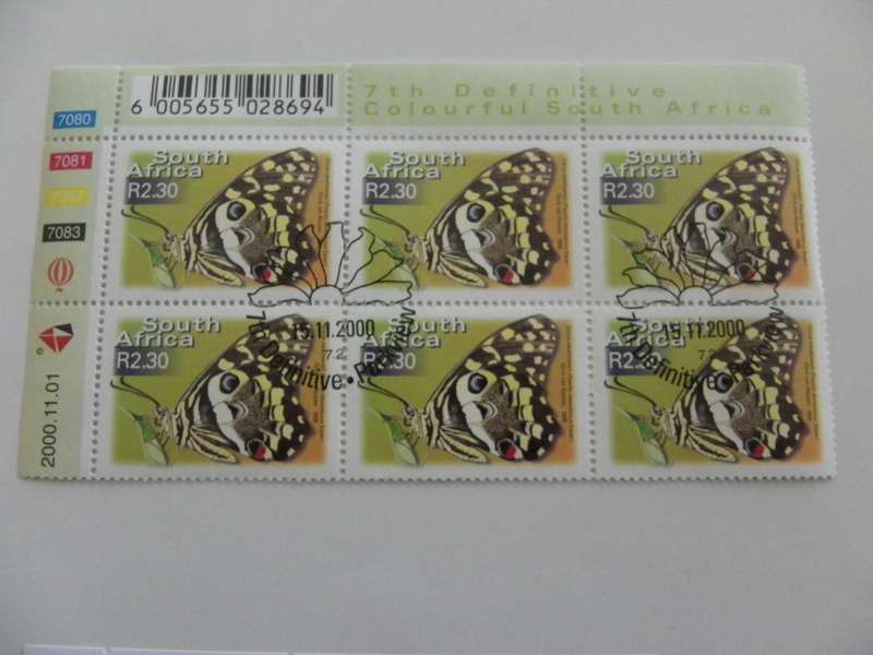 RSA 7th Definitive Series (2000) - Colourful SA R2.30 CTO Cancelled Control Block
