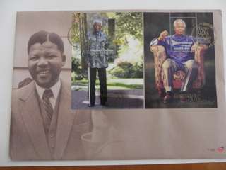 RSA 7.130 (2008) - Mandela 90th Birthday Official Large FDC