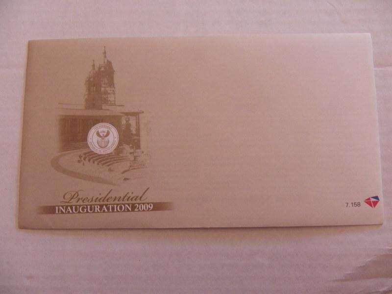 RSA 7.158 (2009) - Inauguration of President Zuma Unserviced FDC