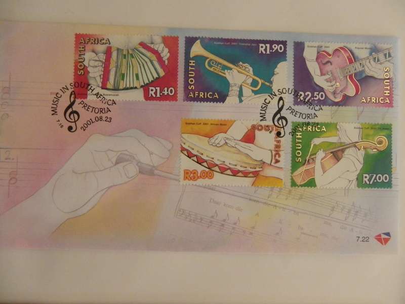 RSA 7.22 (2001) - Celebration of Music Official FDC
