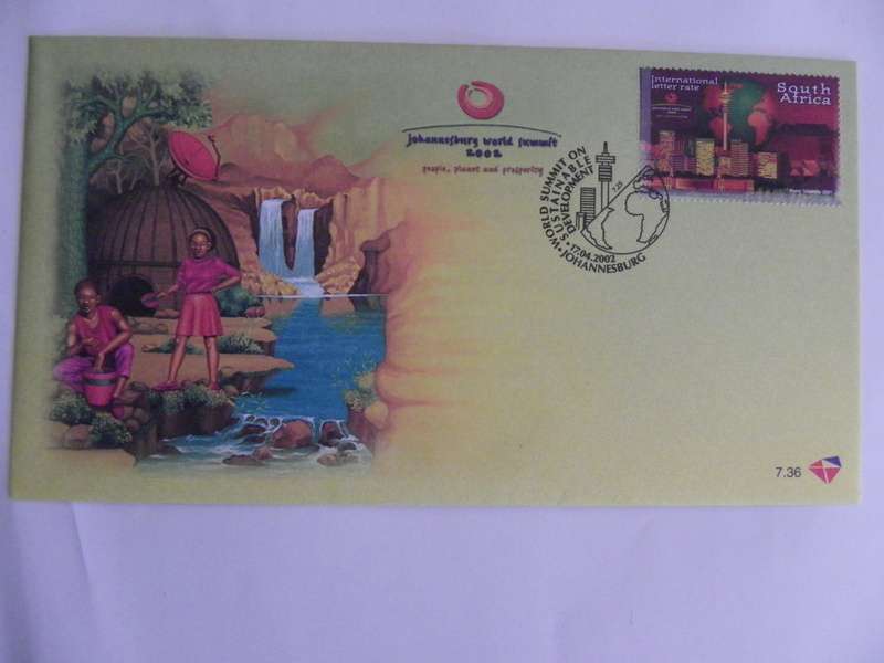 RSA 7.36 (2002) - World Summit for Sustainable Development Official FDC