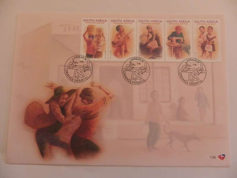 RSA 7.55 (2003) - Life in Informal Settlements Official Large FDC